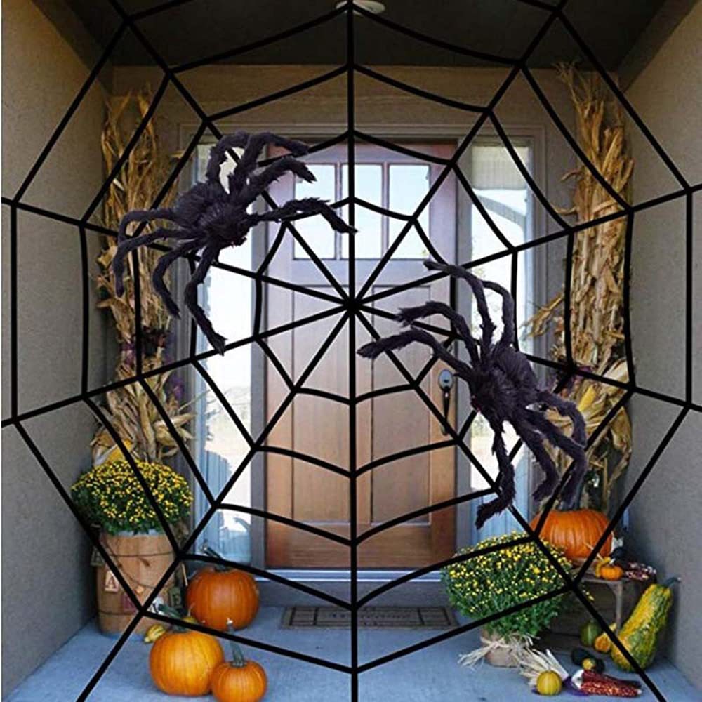 Creepy Crawly Spider Web Yard Decor