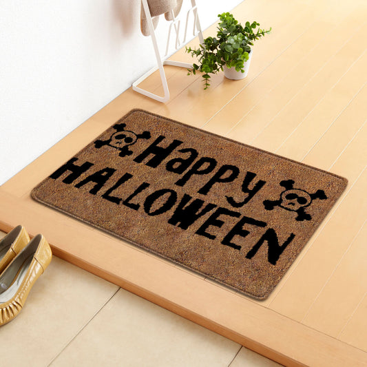 Cartoon Halloween Welcome Mat Print Doormat Anti Slip Floor