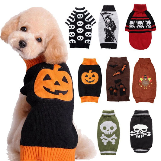 Spooky Season Pet Sweater – Cute & Comfortable