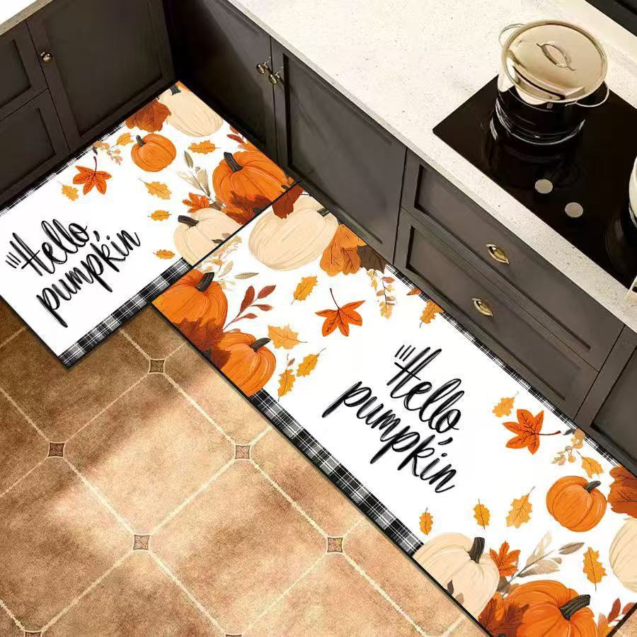 Anti-Slip Pumpkin Doormat