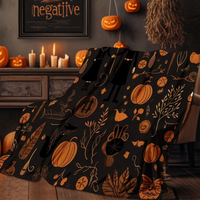 Cozy Halloween Throw Blanket – 4 Designs Available