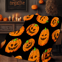 Cozy Halloween Throw Blanket – 4 Designs Available
