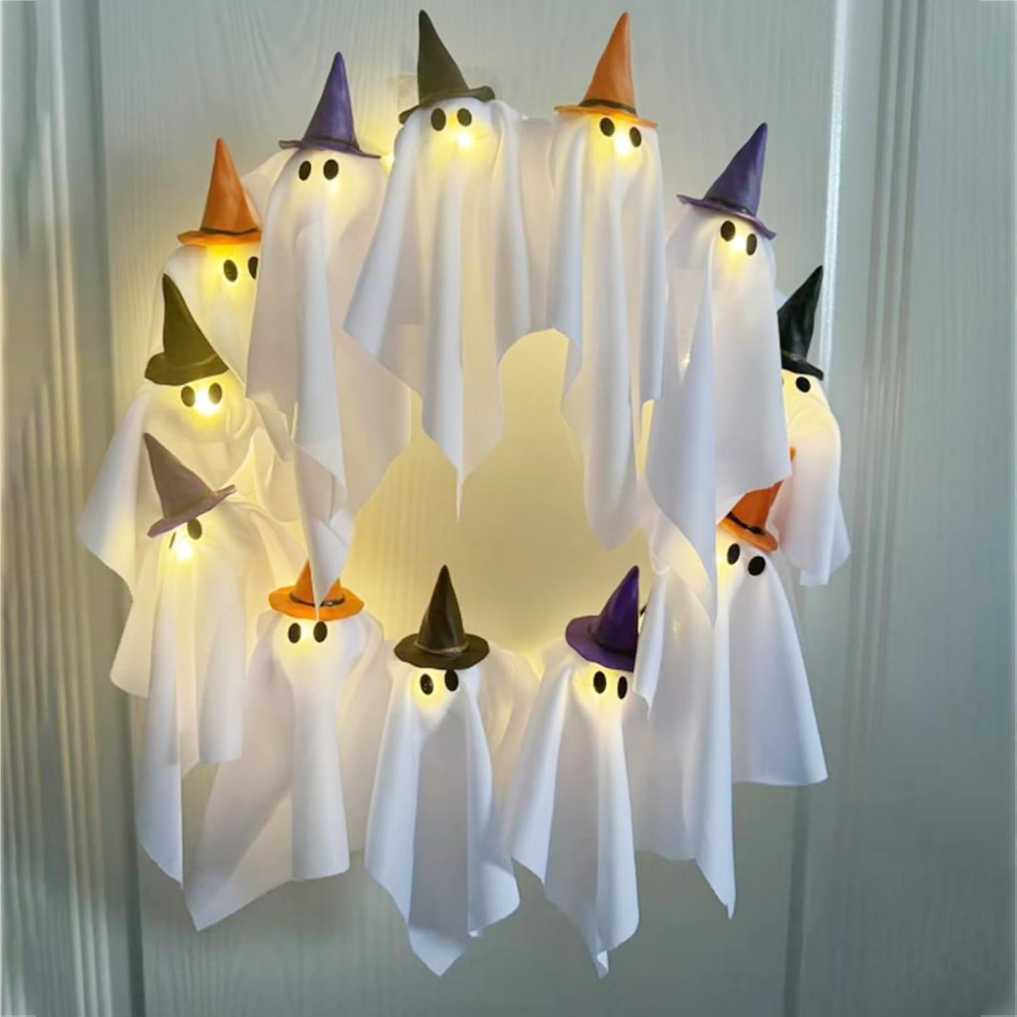 Halloween Ghost Wreath