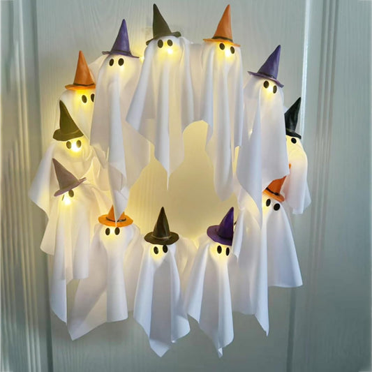 Halloween Ghost Wreath