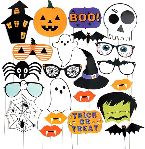 22-Piece Halloween Party Props