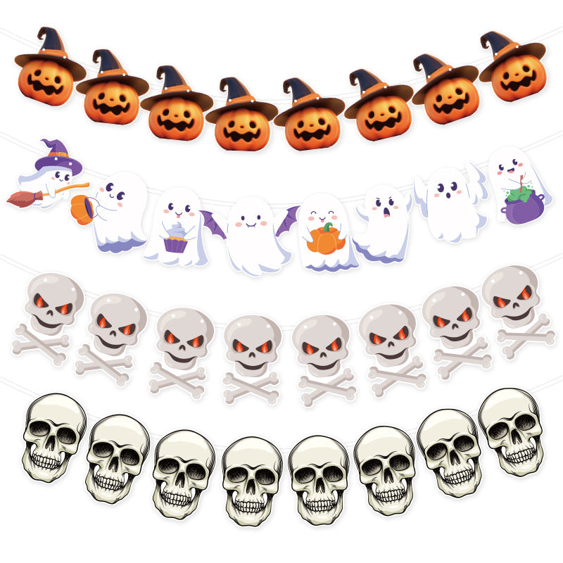 Halloween Honeycomb Tale Spooky Characters Table Ornaments