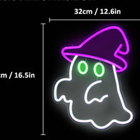 Glowing Skull Halloween LED Neon Sign