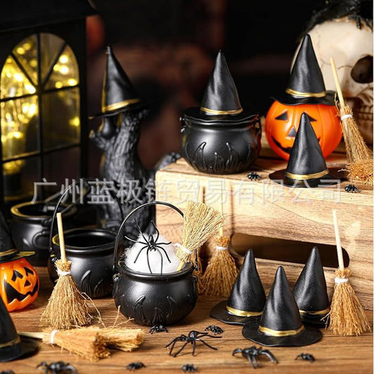 Spooky Cute Pink Halloween Party Kit – Plates, Cups & Napkins (120 Pcs)