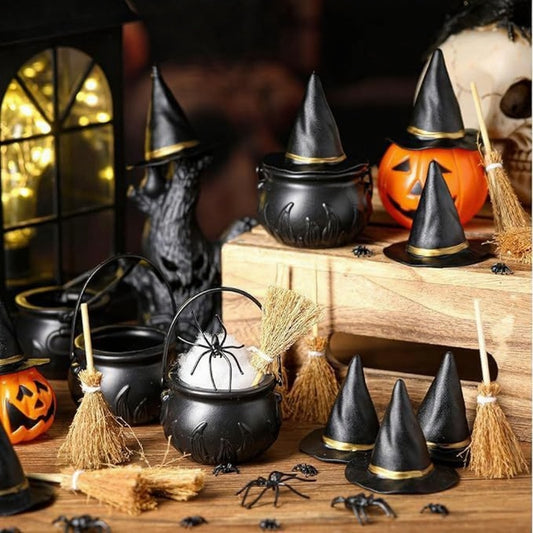 Spooky Cute Pink Halloween Party Kit – Plates, Cups & Napkins (120 Pcs)