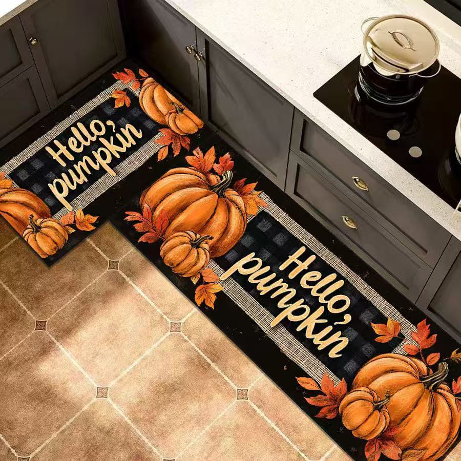 Anti-Slip Pumpkin Doormat