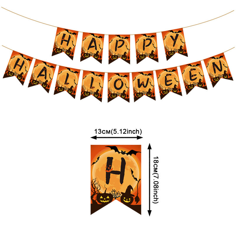 Halloween Honeycomb Tale Spooky Characters Table Ornaments