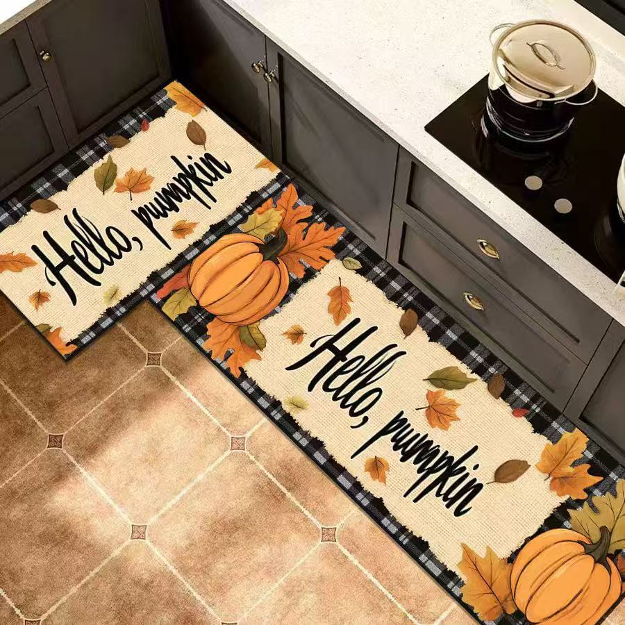 Anti-Slip Pumpkin Doormat
