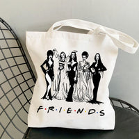 Halloween Printed Canvas Tote Bag