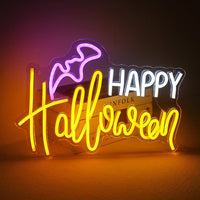 Glowing Skull Halloween LED Neon Sign
