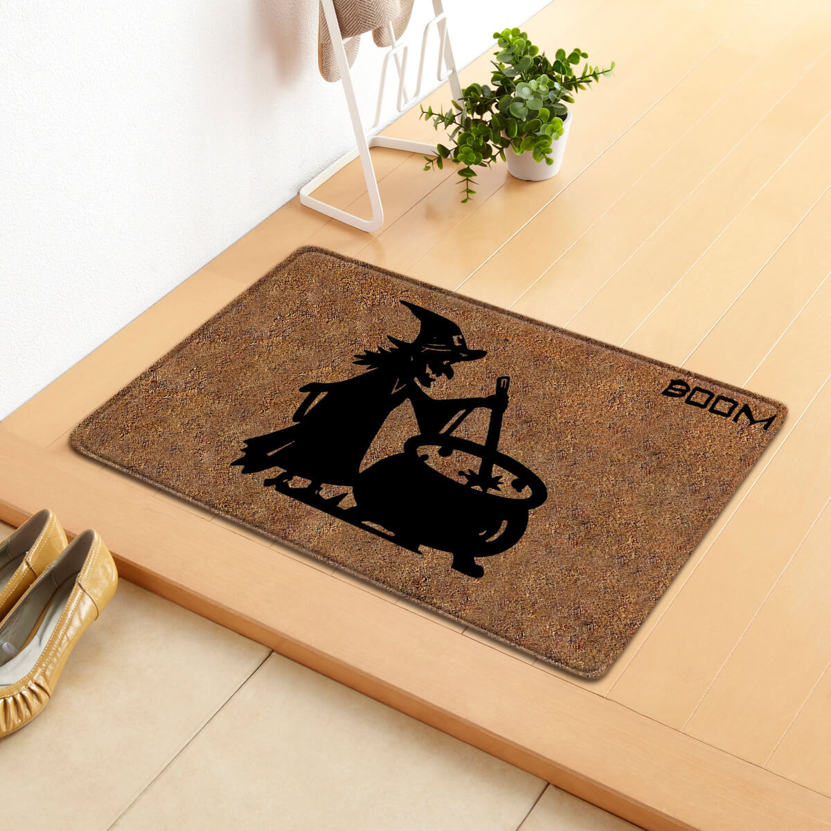 Cartoon Halloween Welcome Mat Print Doormat Anti Slip Floor