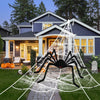 Creepy Crawly Spider Web Yard Decor