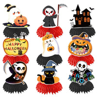 Halloween Honeycomb Tale Spooky Characters Table Ornaments