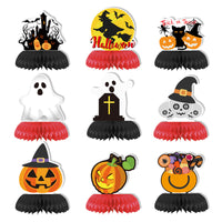 Halloween Honeycomb Tale Spooky Characters Table Ornaments