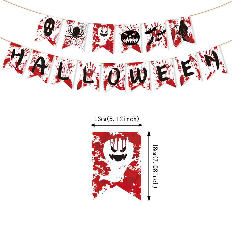 Halloween Honeycomb Tale Spooky Characters Table Ornaments