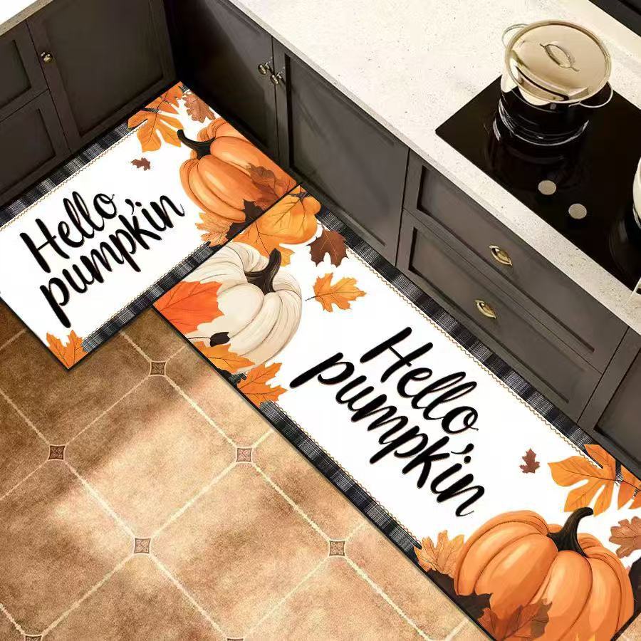 Anti-Slip Pumpkin Doormat