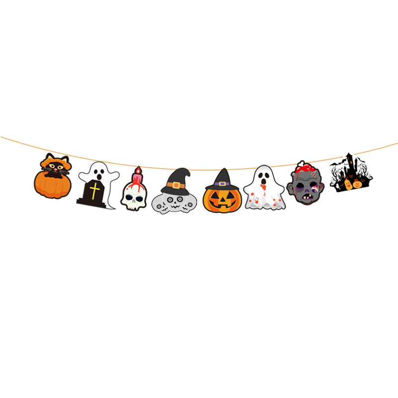Halloween Honeycomb Tale Spooky Characters Table Ornaments