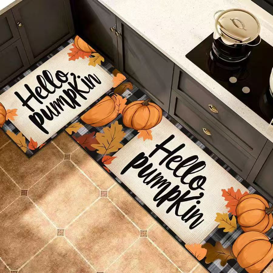 Anti-Slip Pumpkin Doormat