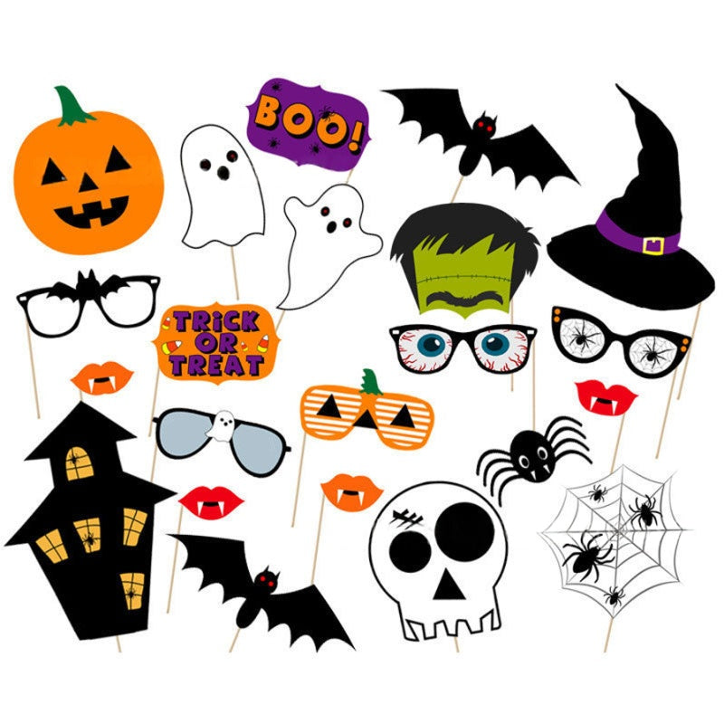 22-Piece Halloween Party Props